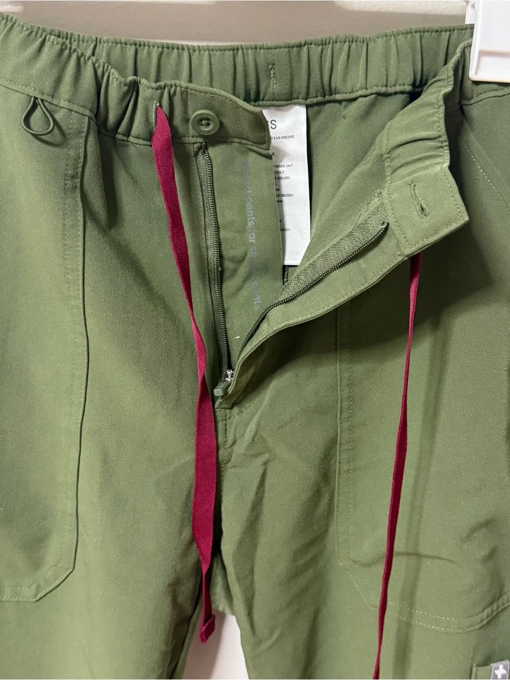 FIGS Technical Collection Mens Medium Green Scrub Set Pants Top Cairo Leon Small